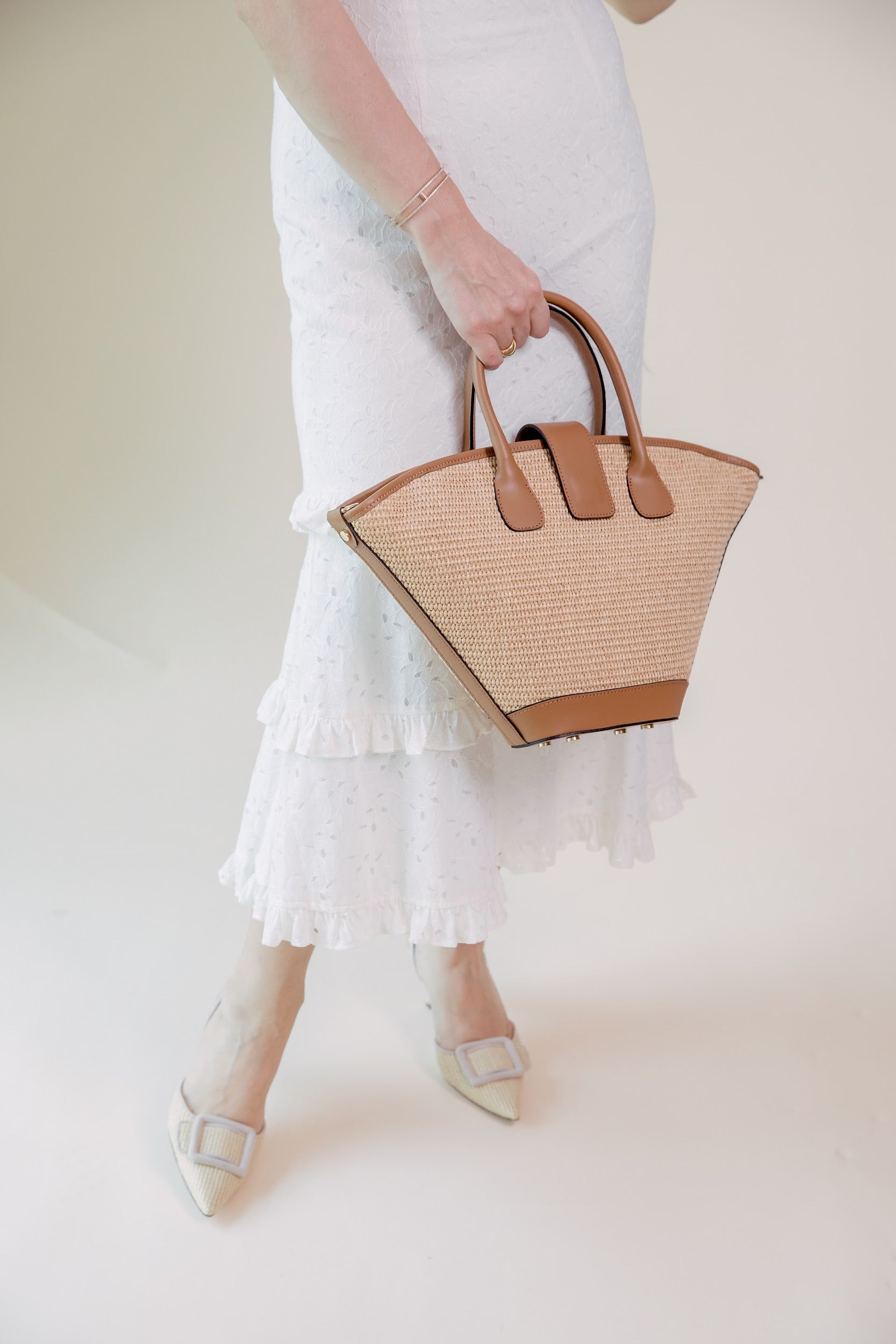Toscana Woven Tote - Firenze Luxe